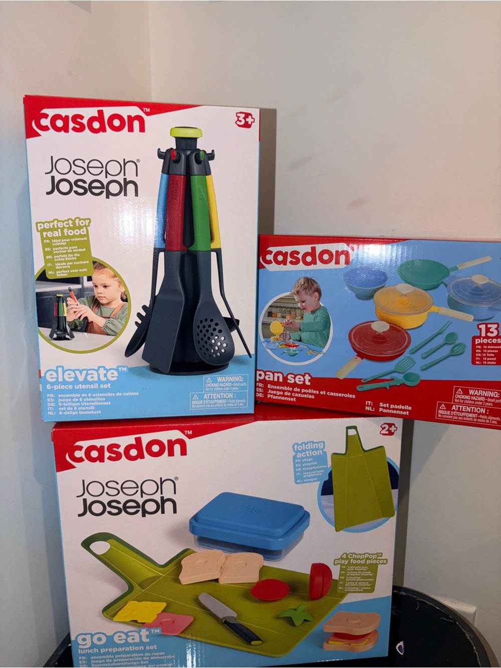 Kids Play Kitchen Utensil & Pan Set Bundle BNIB Never-open ready to be gifted